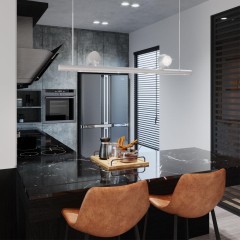 Светильник подвесной диммируемый (сенсер) LED 14W+14W 4000K Novotech FERMO 359308