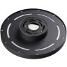 Novotech VIRTUO STREET 359721 Уличный круглый потолочный LED-светильник, 30Вт, 2600Лм, CCT перекл. цветовой температуры внутри корпуса 2700/3200/4000К, CRI90, 220-240В, IP65, черный алюминий и белый пластик, диаметр 290 мм, высота 64,3 мм