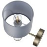 8108/1W MODERNI LN25 латунь титаниум/серый, металл/текстиль/стекло Бра E14 40W 220V DAMONA