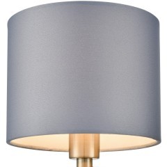 8108/1W MODERNI LN25 латунь титаниум/серый, металл/текстиль/стекло Бра E14 40W 220V DAMONA