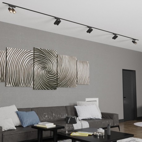 359108 Трековый магнитный светодиодный светильник Novotech SMAL 48V CRI90+ 4000К 1360Лм 24° 2*8W