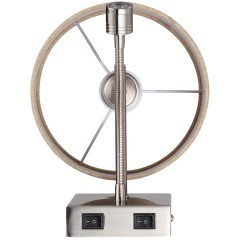 8250/2W MODERNI LN25 000  никель/бежевый, металл/текстиль бра Е14 40W+ LED 3W 4000K 220V NIKKI