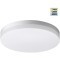Novotech OPAL STREET 359728 Уличный настенно-потолочный LED-светильник, перекл. 30/35/40Вт, макс. 3870Лм, CCT перекл. цветовой температуры внутри корпуса 2700/3200/4000К, CRI90, 180-265В, IP65, белый поликарбонат, диаметр 324 мм, высота 45 мм