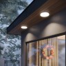 Novotech OPAL STREET 359728 Уличный настенно-потолочный LED-светильник, перекл. 30/35/40Вт, макс. 3870Лм, CCT перекл. цветовой температуры внутри корпуса 2700/3200/4000К, CRI90, 180-265В, IP65, белый поликарбонат, диаметр 324 мм, высота 45 мм