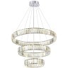 Люстра подвесная кольцевая хрустальная Odeon Light LED 88W 4000K 10200Лм VEKIA 4930/88L
