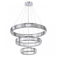 Люстра подвесная кольцевая хрустальная Odeon Light LED 88W 4000K 10200Лм VEKIA 4930/88L