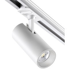Однофазный двужильный светодиодный трековый светильник Novotech 359155 SELENE 3000К 2300Лм CRI90+ 45° 24Вт