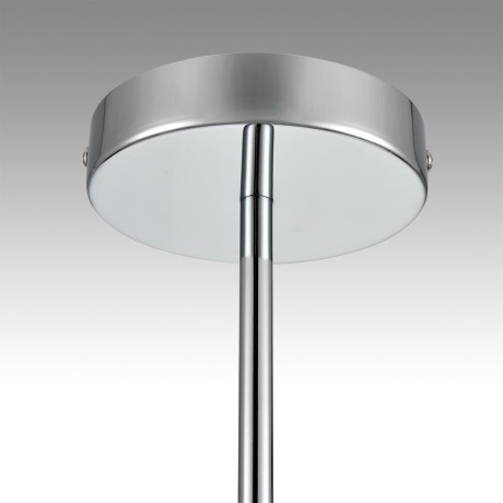 8111/5 MODERNI LN25 хром/серый, металл/текстиль Люстра подвесная E14 5*40W 220V ZIGRISA