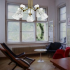 Люстра потолочная Lumion 3704/5C JACKIE под лампы 5xE14 5*40W