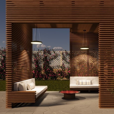 359290 STREET NT24 000 черный Светильник ландшафтный подвесной, длина провода 1.5м IP54 LED 32W 220-240V 4000K 4090Лм VIRTUO