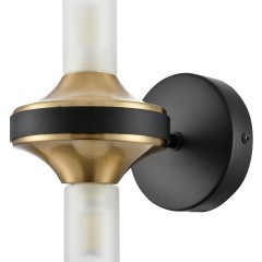 8112/2W NEOCLASSI LN25 черный/бронза/прозрачный, металл/стекло Бра G9 2*30W 220V TAMARESA