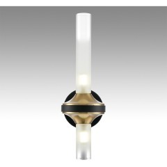 8112/2W NEOCLASSI LN25 черный/бронза/прозрачный, металл/стекло Бра G9 2*30W 220V TAMARESA