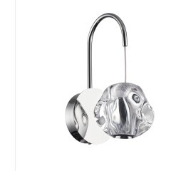 5084/5WL L-VISION ODL25 хром/прозрачный/металл/акрил Бра LED 5W 4000K 250Лм JEMSTONE