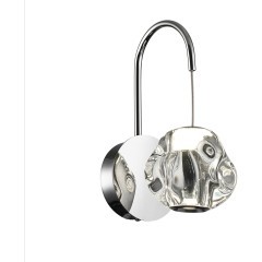 5084/5WL L-VISION ODL25 хром/прозрачный/металл/акрил Бра LED 5W 4000K 250Лм JEMSTONE