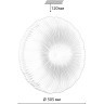 Настенно-потолочный светильник СОНЕКС Sonex ANIX 7678/EL