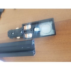 Шинопровод трехжильный 2м однофазный с вводом питания и заглушкой Novotech 135003