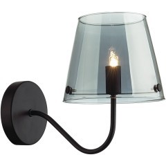 6570/1W MODERNI LN24 черный/дымчатый/металл/стекло Бра G9 1*20W 220V SMOKY