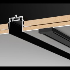 Магнитный 1м плоский шинопровод в ГКЛ 12мм Novotech Smal 135197