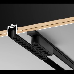 Магнитный 1м плоский шинопровод в ГКЛ 12мм Novotech Smal 135197