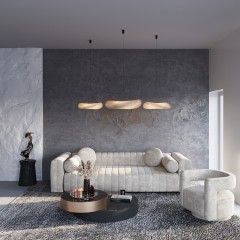 Подвесной светильник LED 25W 3000/3500/4000K Odeon Light SILK 7067/36L