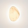 Odeon Light MARBELLA 6684/10WL Настенный LED-светильник органический минимализм, 10Вт, 800Лм, CCT перекл. цветовой температуры на корпусе 3000/3500/4000К, CRI90, 220В, IP20, белый алебастр и бронзовый металл, высота 220 мм, ширина 153 мм, глубина 77 мм