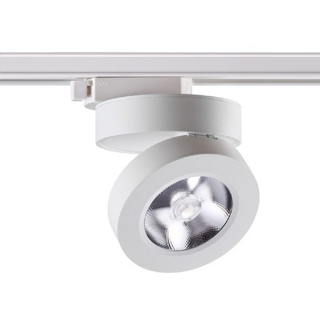 Трехжильный однофазный трековый светодиодный светильник Novotech GRODA 357986 960лм 12Вт