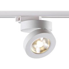 Трехжильный однофазный трековый светодиодный светильник Novotech GRODA 357986 960лм 12Вт