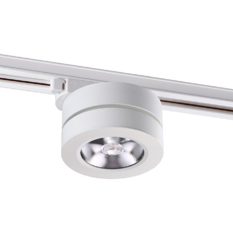 Трехжильный однофазный трековый светодиодный светильник Novotech GRODA 357986 960лм 12Вт