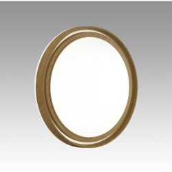 Светильник пластик/корич. под дер. LED 48Вт 4000K D390 IP43 Sonex RUX WOOD 7640/DL