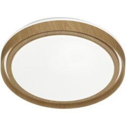 Светильник пластик/корич. под дер. LED 48Вт 4000K D390 IP43 Sonex RUX WOOD 7640/DL