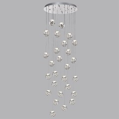 Люстра каскадная LED 120W 4000K 6000Лм Odeon Light JEMSTONE 5084/120L