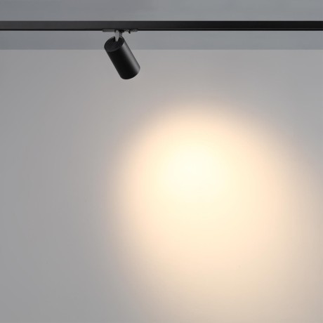 Novotech SELENE PORT 359905 Однофазный трехжильный трековый LED-светильник современный минимализм, 10Вт, 491Лм, 3000К, угол 36°, CRI90, UGR<19, 220-240В, IP20, черный алюминий, съемная решетка HoneyComb, длина 100 мм, ширина 55 мм, высота 87 мм