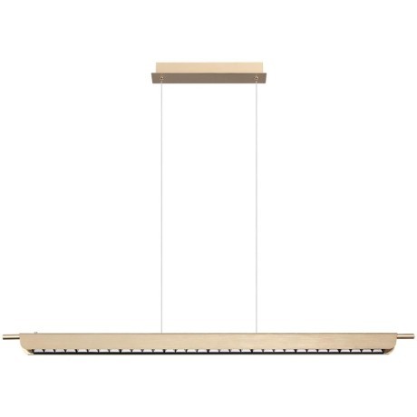 7018/40LA HIGHTECH Подвесной светильник c сенсорн. включением цв. тем-ры 2700-4000-5500K металл/акрил под латунь брашинг IP20 40W CRI 90 220V PUNTO