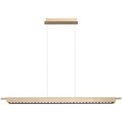 7018/40LA HIGHTECH Подвесной светильник c сенсорн. включением цв. тем-ры 2700-4000-5500K металл/акрил под латунь брашинг IP20 40W CRI 90 220V PUNTO