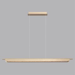 7018/40LA HIGHTECH Подвесной светильник c сенсорн. включением цв. тем-ры 2700-4000-5500K металл/акрил под латунь брашинг IP20 40W CRI 90 220V PUNTO