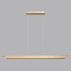 7018/40LA HIGHTECH Подвесной светильник c сенсорн. включением цв. тем-ры 2700-4000-5500K металл/акрил под латунь брашинг IP20 40W CRI 90 220V PUNTO