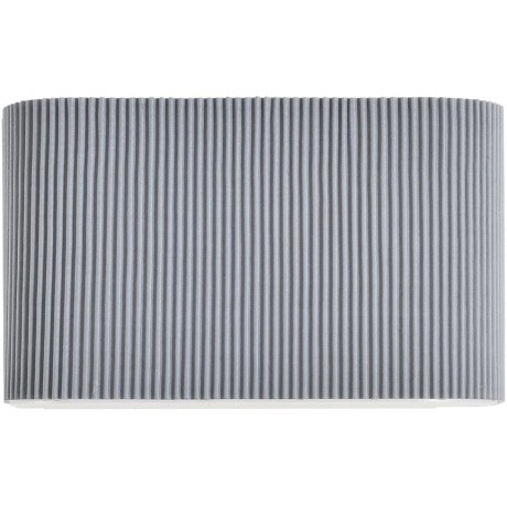 8328/2W Настенный светильник, бра, с серым текстильным плафоном шириной 20см, под сменные лампы E14 2x40W 220V Lumion GOFERA