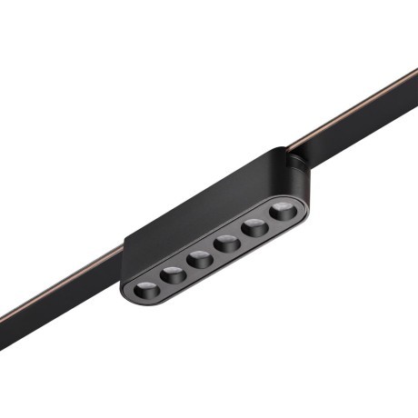 359458 Трековый ременный светодиодный SMART светильник c доп. механическим перекл. цветности Novotech EASY CRI90+ 3000-6000К 220Лм 28° 6W TUYA, Алиса, Wi-Fi