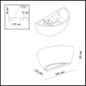 Бра Odeon Light 3551/1W G IPS под лампу 1xE14 40W