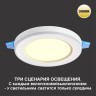Светильник встраиваемый светодиодный (три сценария работы) IP20 LED 3000К 6W+3W 630Лм SPAN 359018