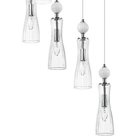 8268/7A Люстра каскадная Е14 280W 220V Lumion EMILY