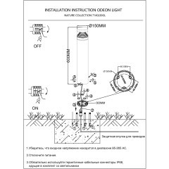 7140/20GL Ландшафтный светильник Odeon Light NATURE IP65 LED 20W Ra80 672Лм 360° 3000K 85-265V HULK