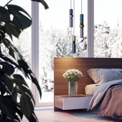 Подвесной светильник цилиндр Odeon Light 4073/5L SAKRA под лампу 1xGU10 1*5W