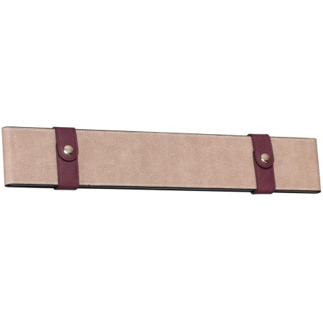 6630/25WL HIGHTECH ODL24 металл/эко-кожа/ткань/акрил черный/бордовый/бежевый Настенный светильник IP20 LED 25W 3000K 220V VINCENT