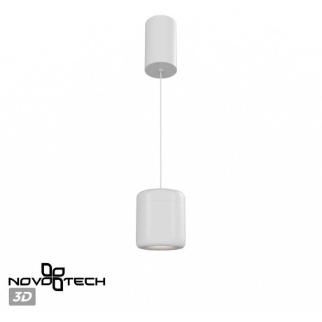 Светильник подвесной с механизмом регулировки высоты, провод 2м LED 10W 3000K 650Лм Novotech LISSE 359437