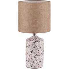 8141/1T MODERNI LN25 бежевый/коричневый, керамика/текстиль Настольная лампа Е27 1*60W 220V TERAZIO