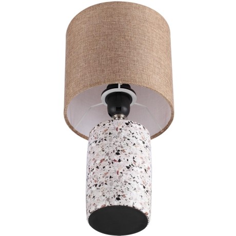 8141/1T MODERNI LN25 бежевый/коричневый, керамика/текстиль Настольная лампа Е27 1*60W 220V TERAZIO