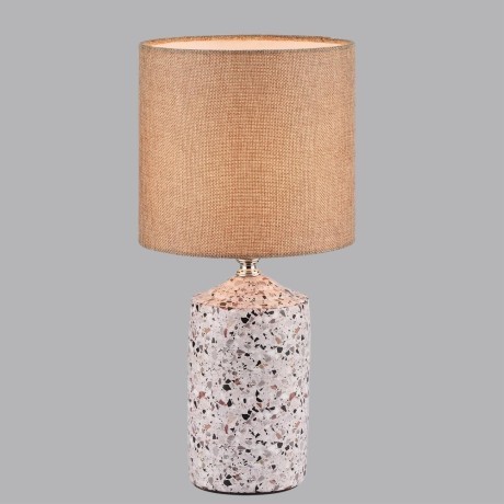 8141/1T MODERNI LN25 бежевый/коричневый, керамика/текстиль Настольная лампа Е27 1*60W 220V TERAZIO