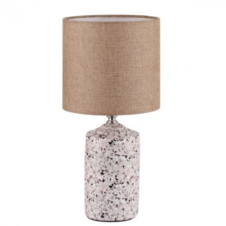 8141/1T MODERNI LN25 бежевый/коричневый, керамика/текстиль Настольная лампа Е27 1*60W 220V TERAZIO