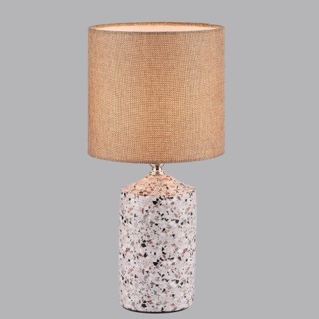 8141/1T MODERNI LN25 бежевый/коричневый, керамика/текстиль Настольная лампа Е27 1*60W 220V TERAZIO